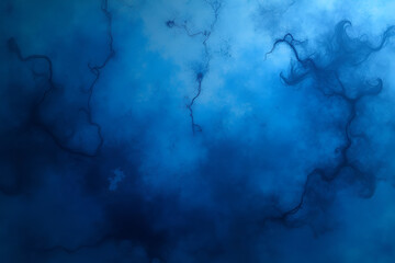 Wall Mural - blue background with abstract blue smoke, dark or navy blue grunge texture with grainy stains, blue 