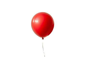 Wall Mural - red balloon isolated on white background