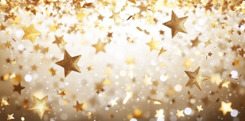 Wall Mural - A gleaming, multicolored party background designed for holiday festivities, celebrations, and New Year’s Eve.