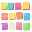 © Shane - Colorful sticky note vector illustration for organizing and planning