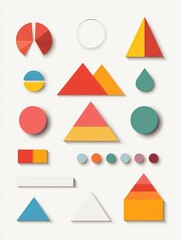 Poster - flat infographic elements. vector illustration eps 10.