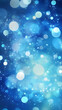 © Emons - A soft-focus blue background with glowing orbs, creating a dreamy, abstract atmosphere.