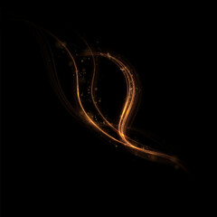 Poster - bright light twirl, magical light effect with lots of sparkling glitter and shimmering light effects