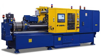 Poster - Advanced Industrial Machine with Touchscreen Control Panel