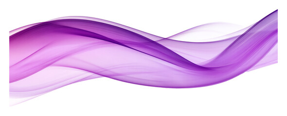 Poster - Abstract purple wave pattern with dynamic flowing curves, modern art design concept