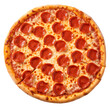 © The Stock Guy - Delicious pepperoni pizza isolated on white background