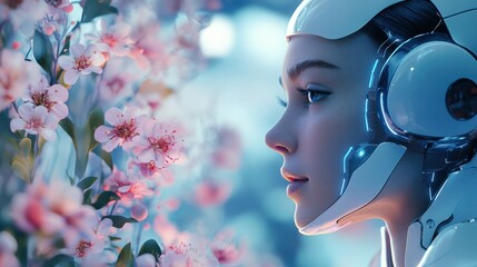 Poster - Chatbot conversation assistant. Person using online customer service with chat bot to get support. Artificial intelligence and CRM software technology customer support center CONTACT US