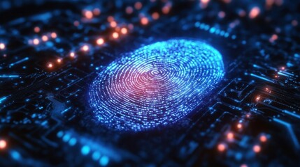 Aufkleber - Fingerprint Scanning Technology for Secure Transactions and Enhanced Cybersecurity