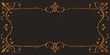 © OneWayPhoto - Intricate gold vintage scroll frames for elegant design, scroll, gold, decorative