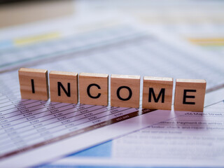 Poster - Business income analysis office environment financial report detailed overview for strategic growth