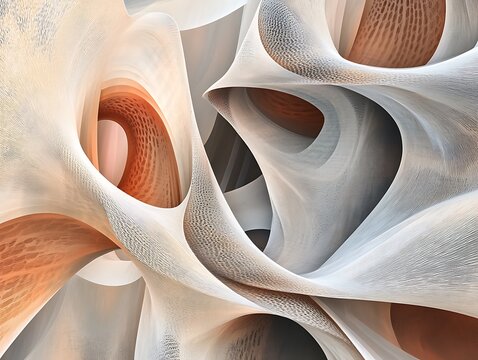 Elegance in Motion: A Study of Flowing Abstract Forms