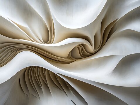 Elegance in Motion: A Study of Flowing Abstract Forms