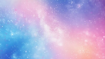 Aufkleber - Colorful Gradient with Sparkling Stars in Dreamy Background