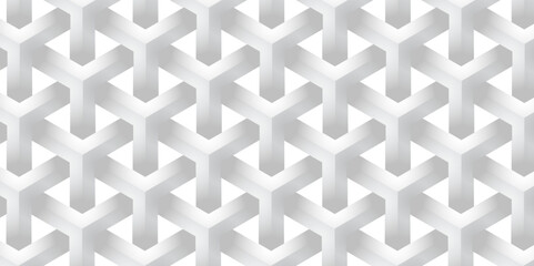 Aufkleber - white and gray block cube structure backdrop grid triangle texture background. gradient blurred abstract background with geometric pattern with 3d effect. color art style wallpaper background. 