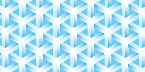 Aufkleber - white and  blue block cube structure backdrop grid triangle texture background. gradient blurred abstract background with geometric pattern with 3d effect. color art style wallpaper background. 