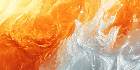 Poster - Abstract Liquid Gold: A mesmerizing abstract background of swirling, shimmering gold and silver liquid, evoking a sense of fluidity, energy, and luxury. perfect for modern design, branding.
