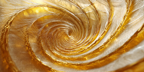 Canvas Print - Golden Spiral Vortex 