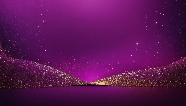 purple Abstract gold curved on purple and dark blue background with lighting effect and sparkle with copy space for text. Luxury design style.8