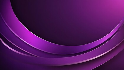 Poster - purple Abstract gold curved on purple and dark blue background with lighting effect and sparkle with copy space for text. Luxury design style.6