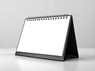 Blank spiral desk calendar