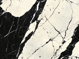 Poster - Abstract black and white marble texture.