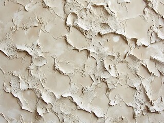 Aufkleber - Beige textured wall with uneven surface and abstract pattern.