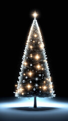 christmas tree with lights