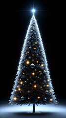 christmas tree with lights