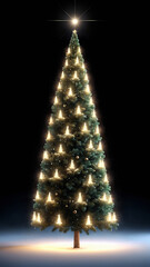 christmas tree with lights