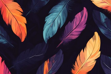 Wall Mural - watercolor background, blue pink and purple color themes
