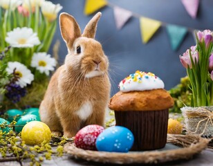 Canvas Print - Essen für Ostern