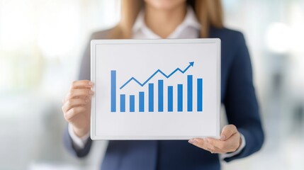 Leinwandbilder - Business growth strategies office infographic modern workspace professional analytics