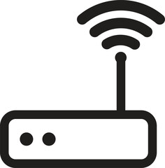 Poster - Router icon isolated on white background . Wifi router icon . Wifi modem . Vector illustration