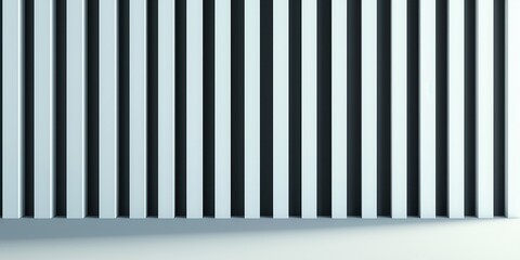 Poster - Simple Background, Abstract striped background in shades of white and gray creating a modern aesthetic.