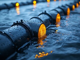 Poster - smart wastewater pipe sensor monitoring contaminants and flow efficiency in real time