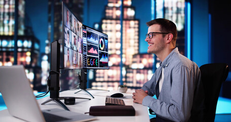 Poster - Digital Online Video Conference Webinar
