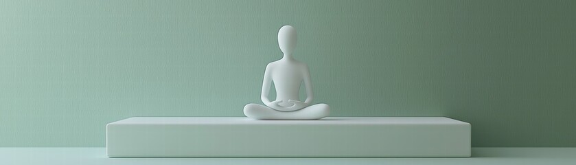 Poster - holographic ai assistant projecting from mobile device in modern minimalist room futuristic concept
