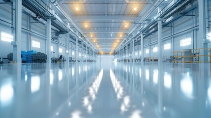Aufkleber - Inside the factory or warehouse.