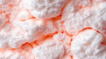 Poster - Insulation Foam Spray Concept, Close-Up of Foam Insulation on Ceiling with Glowing Effect for Construction and Home Improvement Projects