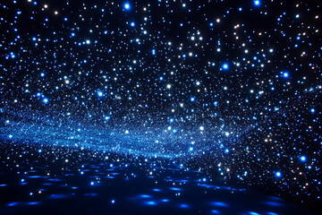 Poster - background with stars in the sky