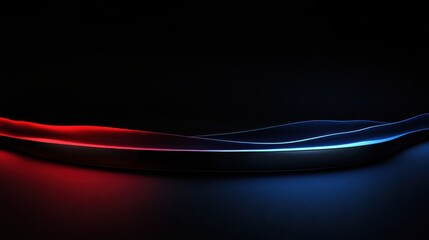 Poster - Sleek and Moody Design with Black Textured Background and Vibrant Light Patterns