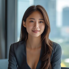 Poster - Women, a Singaporean corporate executive.