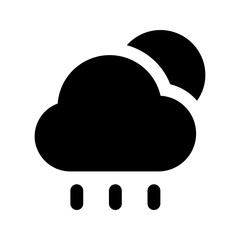 weather glyph icon