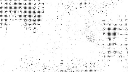 Poster - grunge halftone vector print background. Texture of chips, cracks, scratches, scuffs, dust, dirt.	