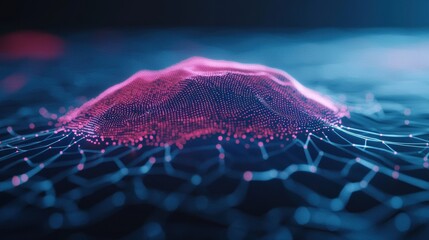 Poster - Dynamic Visualization of a Quantum Computer Chip Levitating in an Energy Field
