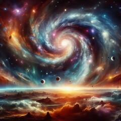 Poster - Cosmic Space Scene