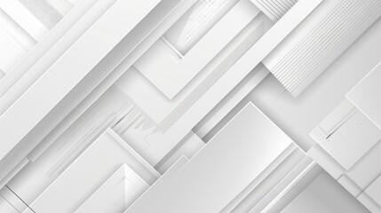Poster - Grey white abstract background geometry shine and layer element vector for presentation design. Suit for business, corporate, institution, party, festive, seminar, and talks