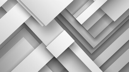 Poster - Grey white abstract background geometry shine and layer element vector for presentation design. Suit for business, corporate, institution, party, festive, seminar, and talks