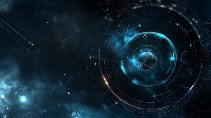 Poster - technology background 