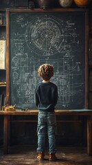 Poster - futuristic city blueprint shaping the future of education and society